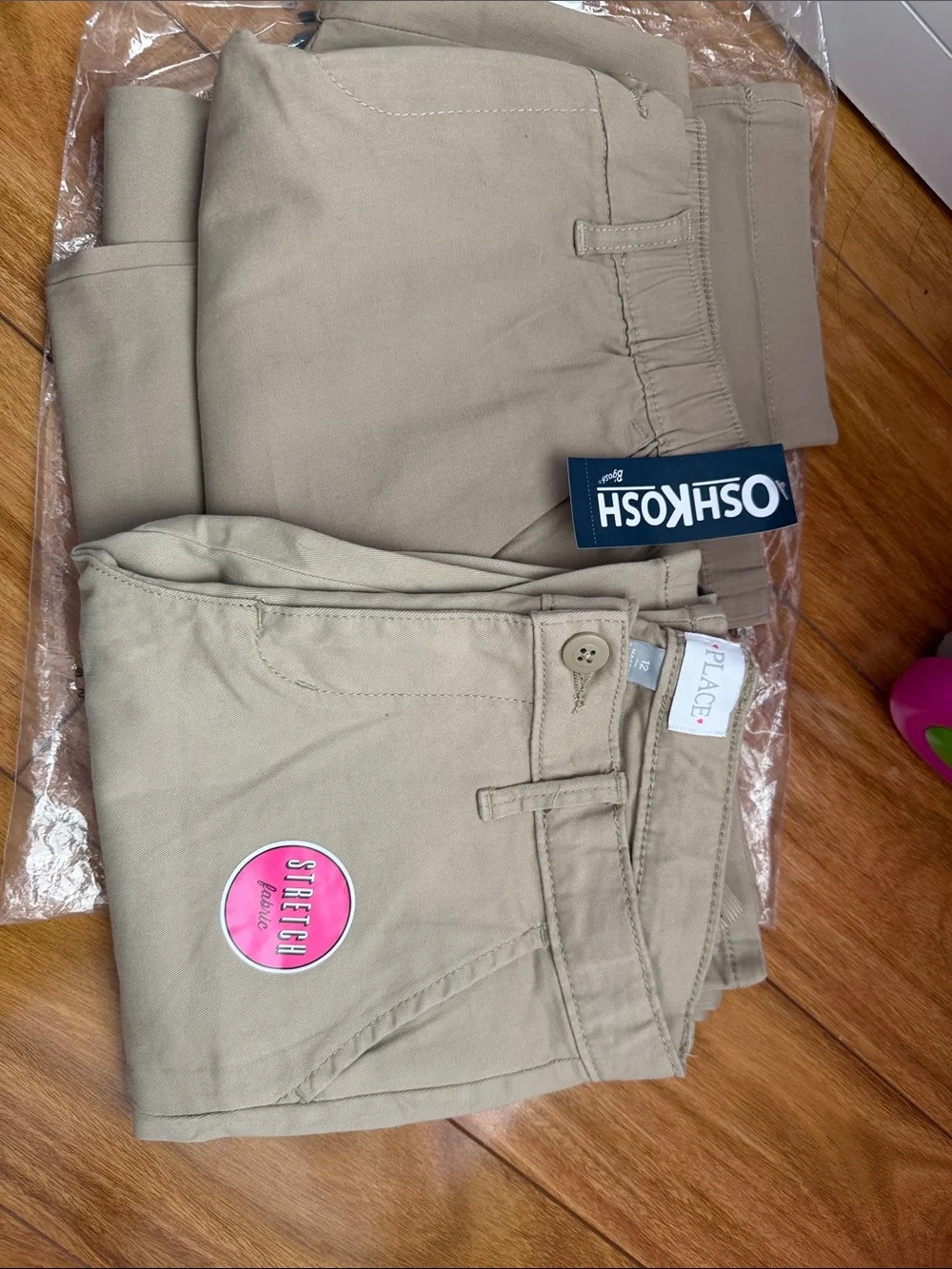 Girls new Carter Chino Uniform Pant and children place Stretch Skinny Chino both
